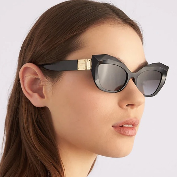 Dolce & Gabbana Geometric Cat Eye Sunglasses - Picture 11 of 12